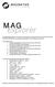 MAG. Explorer. Reference  for the latest revision of the Magnetek Explorer software