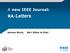 A new IEEE Journal: RA-Letters