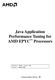 Java Application Performance Tuning for AMD EPYC Processors