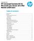HP Converged Systems RA for Microsoft Lync Server 2013 Mid Market (2500 User)