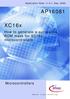 AP XC16x. How to generate a successful ROM mask for XC16x microcontrollers. Microcontrollers. Application Note, V 0.1, Sep.