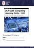 OCR GCSE Computing Learning Grids H/W