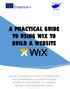 A PRACTICAL GUIDE TO USING WIX TO BUILD A WEBSITE