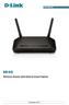 User Manual DIR-615. Wireless Router with Built-in 4-port Switch
