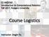 CS 460/560 Introduction to Computational Robotics Fall 2017, Rutgers University. Course Logistics. Instructor: Jingjin Yu