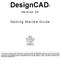 DesignCAD. Version 20. Getting Started Guide
