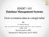 HNDIT 1105 Database Management Systems