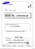 MODEL NO. : LTN154X3-L06 W. B. Youn SAMSUNG ELECTRONICS CO., LTD. Approval TO DATE : July. 30 th, 2007.