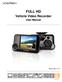 FULL HD Vehicle Video Recorder User Manual