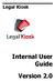Legal Kiosk. Internal User Guide. Version 2.0