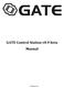GATE Control Station v0.9 beta Manual