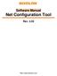Software Manual Net Configuration Tool Rev. 4.03