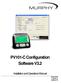 PV101-C Configuration Software V3.2. Installation and Operations Manual Section 78