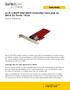 2x M.2 NGFF SSD RAID Controller Card plus 2x SATA III Ports - PCIe