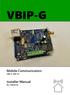 VBIP-G. Mobile Communicators. Installer Manual VBIP-G, VBIP-3G. Rev