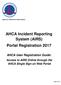 AHCA Incident Reporting System (AIRS) Portal Registration 2017