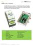 Features. Target Applications. V1.6 TBS07 RS485 to SDI-12 Converter