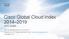Cisco Global Cloud Index Update