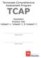 Tennessee Comprehensive Assessment Program TCAP. Geometry Practice Test Subpart 1, Subpart 2, & Subpart 3. Student Name.