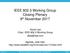 IEEE Working Group Closing Plenary 9 th November 2017