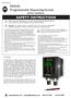 PDS100 Programmable Dispensing System SAFETY INSTRUCTIONS