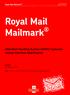 Royal Mail Mailmark. emanifest Handling System (emhs) Customer Upload Interface Specification