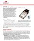 Hardware Capabilities. Product Brief: SDC-PC20G g PCMCIA Card with Integrated Antenna