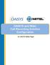 OAISYS and Mitel: Call Recording Solution Configuration. An OAISYS White Paper
