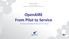 OpenAIRE From Pilot to Service The Open Knowledge Infrastructure for Europe