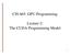 CIS 665: GPU Programming. Lecture 2: The CUDA Programming Model
