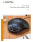 Quick Guide The Konftel 200W conference phone