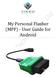 My Personal Flasher (MPF) - User Guide for Android