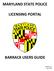 MARYLAND STATE POLICE LICENSING PORTAL BARRACK USERS GUIDE