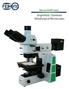 M50 and M50RT Series. Brightfield / Darkfield Metallurgical Microscopes