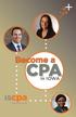 Become a CPA. in IOWA