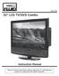 22 LCD TV/DVD Combo. Instruction Manual. Read all of the instructions before using this TV and keep the manual in a safe place for future reference.