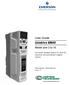 Unidrive M600. User Guide. Model size 3 to 10. Universal Variable Speed AC drive for induction and permanent magnet motors