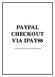 PAYPAL CHECKOUT VIA IPAY88. A Handbook dedicated for ipay88 Merchant