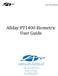 ALLDAY TIME SYSTEMS LTD. Allday PT1400 Biometric User Guide