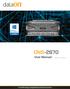 DNS User Manual. Version Dec DataON Storage, storage division of Area Data Systems.