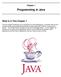 Chapter 1. Programming in Java