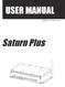 USER MANUAL. VERSION V1.0 March Saturn Plus