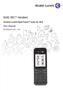 8242 DECT Handset. Alcatel-Lucent OpenTouch Suite for MLE User Manual. 8AL90306USACed