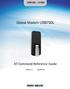 USB730L AT002. Global Modem USB730L. AT Command Reference Guide