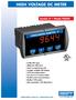 High Voltage DC Meter