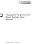 TruVision TVD-2101/4101 Dome Camera User Manual