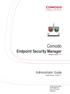 Comodo Endpoint Security Manager Software Version 1.6