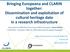 Bringing Europeana and CLARIN together: Dissemination and exploitation of cultural heritage data in a research infrastructure