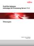 FUJITSU Software Interstage AR Processing Server V1.0. Messages