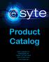 Product Catalog. Esyte Company LLC Indianapolis, IN Phone: Fax: